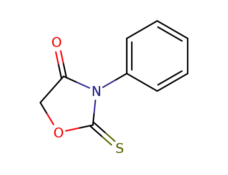 Molecular Structure of 35843-32-4 (3-phenyl-2-thioxo-1,3-oxazolidin-4-one)