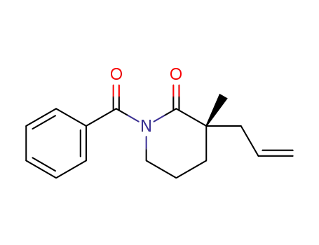 (S)-3-allyl-1-benzoyl-3-methylpiperidin-2-one