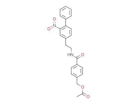 (4-{[2-(3-nitro-4-phenylphenyl)ethyl]carbamoyl}phenyl)methyl acetate