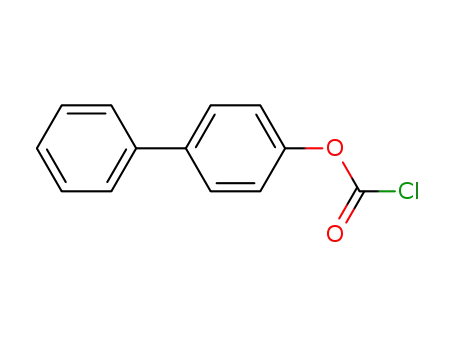 Molecular Structure of 3185-73-7 (Carbonochloridic acid, [1,1'-biphenyl]-4-yl ester)