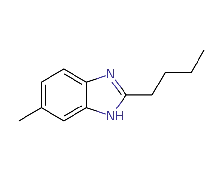 Molecular Structure of 7479-04-1 (1H-Benzimidazole,2-butyl-5-methyl-(9CI))