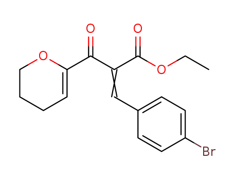 ethyl 3-(4-bromophenyl)-2-(3,4-dihydro-2H-pyran-6-carbonyl)acrylate