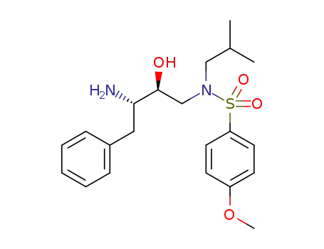 N-((2S,3S)-3-amino-2-hydroxy-4-phenylbutyl)-N-isobutyl-4-methoxybenzenesulfonamide