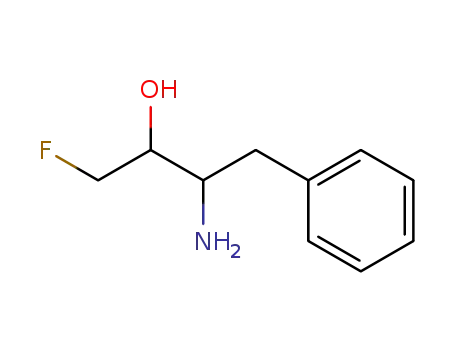 Molecular Structure of 105608-78-4 (3-Amino-1-fluoro-4-phenyl-butan-2-ol)