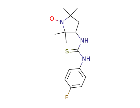 {2,2,5,5-tetramethyl-3-[(4-fluorophenyl-1-ylcarbamothioyl)amino]pyrrolidin-1-yl}oxidanyl