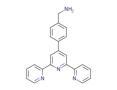 Molecular Structure of 526196-33-8 (1-[4-(2,2':6',2''-TERPYRIDIN-4'-YL)PHENYL]METHANAMINE)