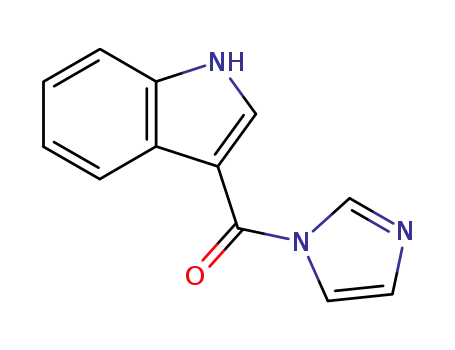 Molecular Structure of 99445-26-8 (1-(1H-INDOL-3-YLCARBONYL)-1H-IMIDAZOLE,)