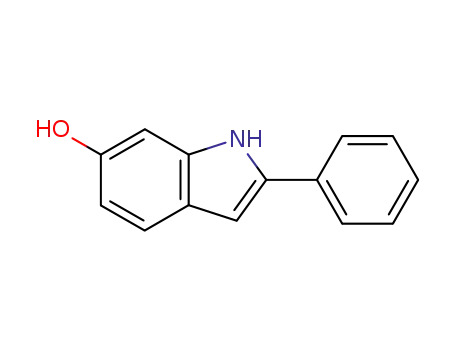 Molecular Structure of 62613-58-5 (1H-Indol-6-ol, 2-phenyl-)