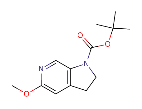 tert-부틸-5-메톡시-2,3-디히드로피롤로[2,3-c-]피리딘-1-카르복실레이트