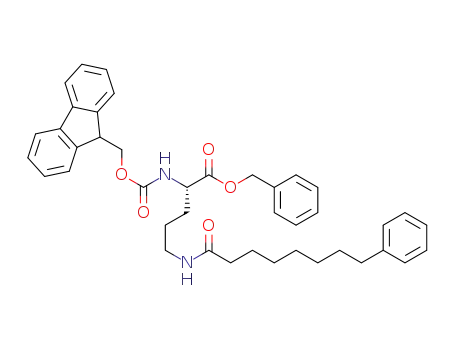 benzyl N--Fmoc--(2S)--2--amino--5--(8--phenyloctanamido)pentanoate