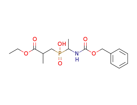 {1-[(benzyloxycarbonyl)amino]ethyl}(3-ethoxy-2-methyl-3-oxopropyl)phosphinic acid