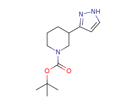 1-Piperidinecarboxylicacid, 3-(1H-pyrazol-3-yl)-, 1,1-dimethylethyl ester