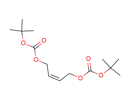 Molecular Structure of 115580-32-0 ((Z)-but-2-ene-1,4-diyl di-tert-butyl dicarbonate)