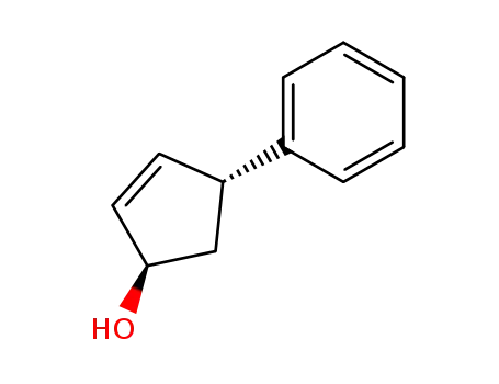 Molecular Structure of 913715-19-2 ((1R,4R)-4-phenylcyclopent-2-enol)