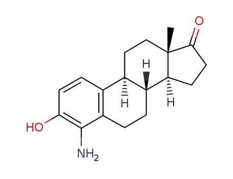 Molecular Structure of 14984-42-0 (4-amino-3-hydroxyestra-1,3,5(10)-trien-17-one)