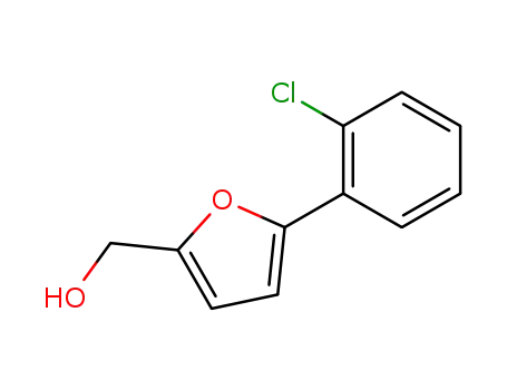 Molecular Structure of 40313-66-4 ([5-(2-CHLORO-PHENYL)-FURAN-2-YL]-METHANOL)