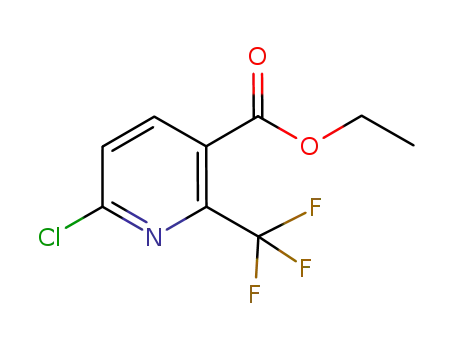 3-Pyridinecarboxylic acid, 6-chloro-2-(trifluoromethyl)-, ethyl ester