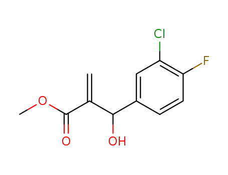methyl 2-[(3-chloro-4-fluorophenyl)(hydroxy)methyl]prop-2-enoate
