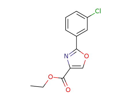 2- (3- 클로로-페닐)-옥사 졸 -4- 카복실산 에틸 에스테르