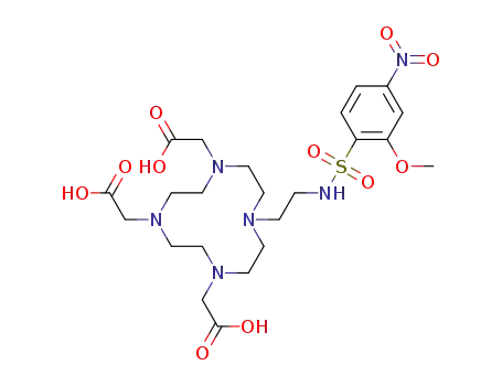 1-[2-(2-methoxy-4-nitrophenylsulfonylamino)ethyl]-4,7,10-tris(carboxymethyl)-1,4,7,10-tetraazacyclododecane
