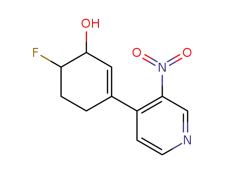 6-fluoro-3-(3-nitropyridin-4-yl)cyclohex-2-enol