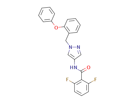 2,6-difluoro-N-(1-{[2-(phenyloxy)phenyl]methyl}-1H-pyrazol-4-yl)benzamide