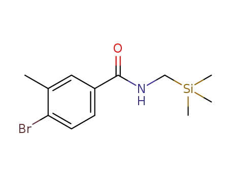Molecular Structure of 1370257-42-3 (4-bromo-3-methyl-N-trimethylsilanylmethyl-benzamide)