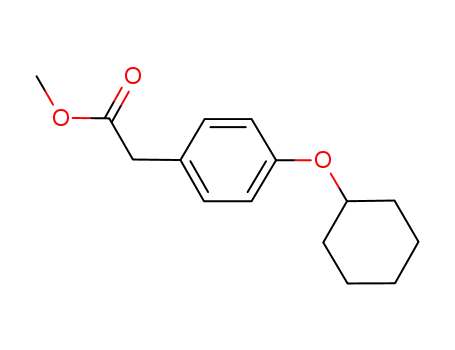 (4-cyclohexyloxyphenyl)acetic acid methyl ester