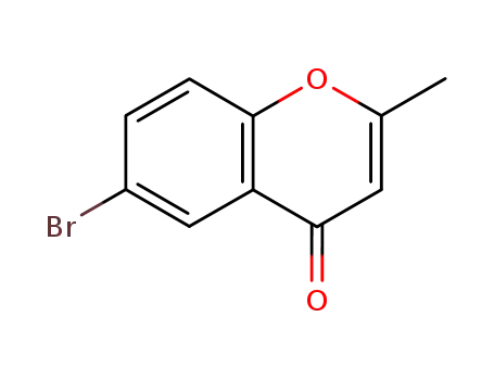 Molecular Structure of 30779-63-6 (6-BROMO-2-METHYLCHROMONE  97)