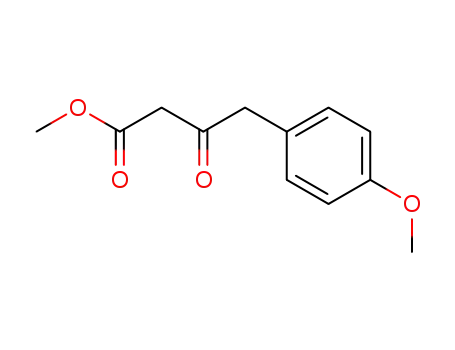 Molecular Structure of 100117-84-8 (4-(4-METHOXY-PHENYL)-3-OXO-BUTYRIC ACID METHYL ESTER)