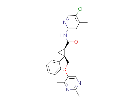 (1R,2S)-N-(5-chloro-4-methylpyridin-2-yl)-2-{[(2,4-dimethylpyrimidin-5-yl)oxy]methyl}-2-phenylcyclopropanecarboxamide