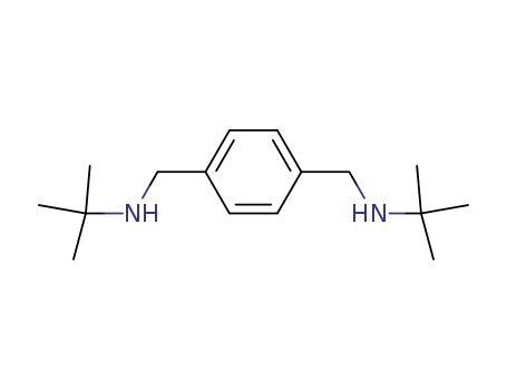 Molecular Structure of 16486-69-4 (N,N'-(1,4-phenylenebis(methylene))bis(2-methylpropan-2-amine))