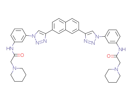 C<sub>40</sub>H<sub>42</sub>N<sub>10</sub>O<sub>2</sub>
