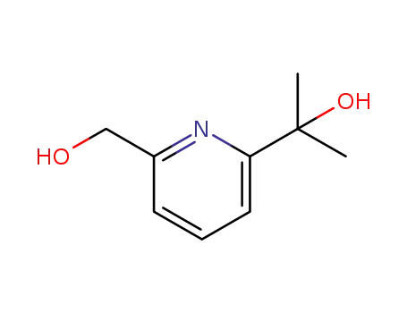 Molecular Structure of 933791-33-4 (2-(6-(hydroxymethyl)pyridin-2-yl)propan-2-ol)