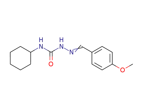 N-cyclohexyl-2-(4-methoxybenzylidene)hydrazinecarboxamide