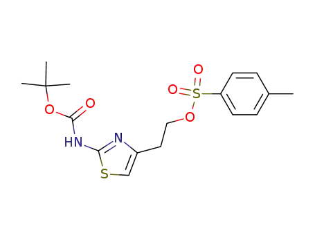 2-{2-[(tert-butoxycarbonyl)amino]-1,3-thiazol-4-yl}ethyl 4-methylbenzenesulfonate