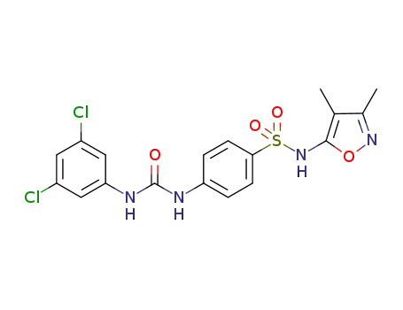 C<sub>18</sub>H<sub>16</sub>Cl<sub>2</sub>N<sub>4</sub>O<sub>4</sub>S