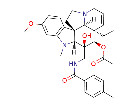 3-demethoxycarbonyl-3-(4’-toluoylamino)methylvindoline