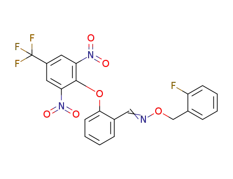 2-(2,6-dinitro-4-(trifluoromethyl)phenoxy)benzaldehyde O-(2-fluorobenzyl) oxime