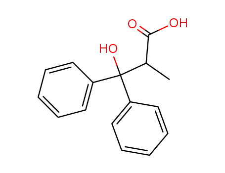 3,3-diphenyl-3-hydroxy-2-methylpropionic acid