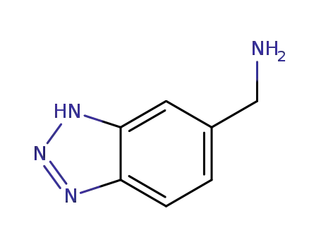 Molecular Structure of 496841-88-4 (1H-Benzotriazole-6-MethanaMine)