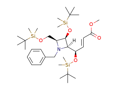 (2E)-methyl-(4R,5R,6R,7S)-N-benzyl-4,6,8-tris(tert-butyldimethylsilyloxy)-5,7-iminooct-2-enoate