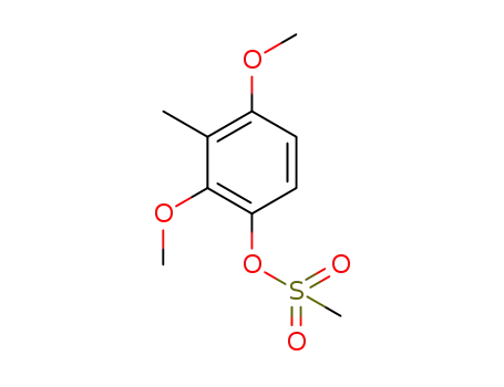 Molecular Structure of 1402887-46-0 (2,4-dimethoxy-3-methylphenyl methanesulfonate)
