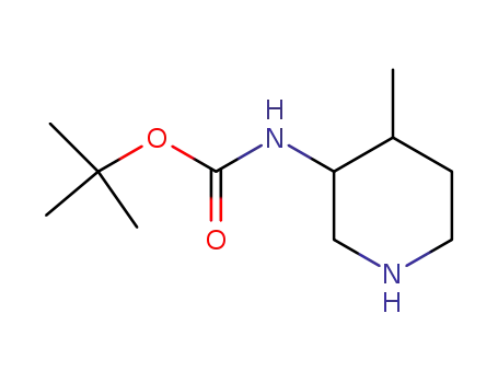 카르밤산, (4-메틸-3-피페리디닐)-, 1,1-디메틸에틸 에스테르(9CI)
