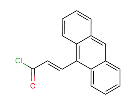 Molecular Structure of 502162-52-9 (2-Propenoyl chloride, 3-(9-anthracenyl)-, (2E)-)