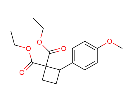 diethyl 2-(4-methoxyphenyl)cyclobutane-1,1-dicarboxylate