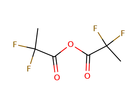 Molecular Structure of 173900-46-4 (2,2-difluoropropanoic acid (2,2-difluoro-1-oxopropyl) ester)