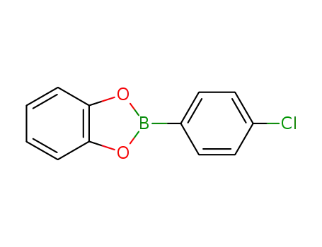 Molecular Structure of 6113-62-8 (4-CHLOROPHENYLBORONIC ACID, CATECHOL CYCLIC ESTER)