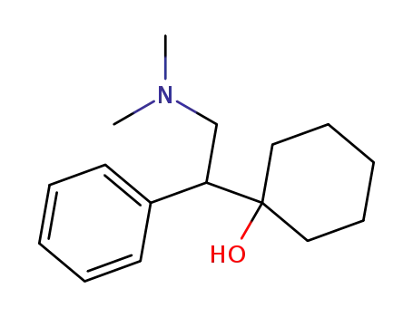 Molecular Structure of 93413-86-6 (1-[2-(DiMethylaMino)-1-phenylethyl]cyclohexanol)