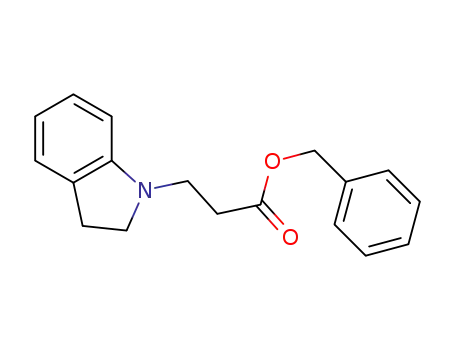 benzyl 3-(2,3-dihydro-1H-indol-1-yl)propanoate